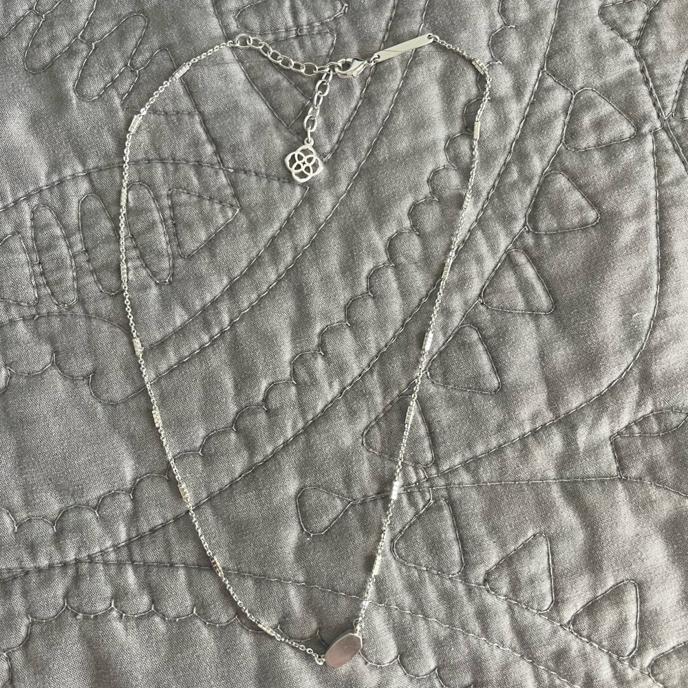 Kendra Scott Fern Silver Pendant Necklace
